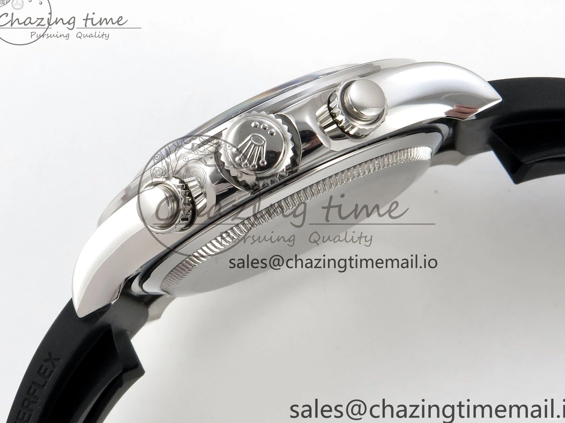Oysterflex Bezel Clean on Ceramic DD4131 1:1 SS Dial 126519 Black Black Rubber Edition Best Stick Strap Daytona 0518